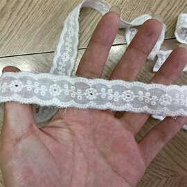 棉布花边 水溶棉布刺绣花边 童装裙摆水溶花边辅料 工厂现货