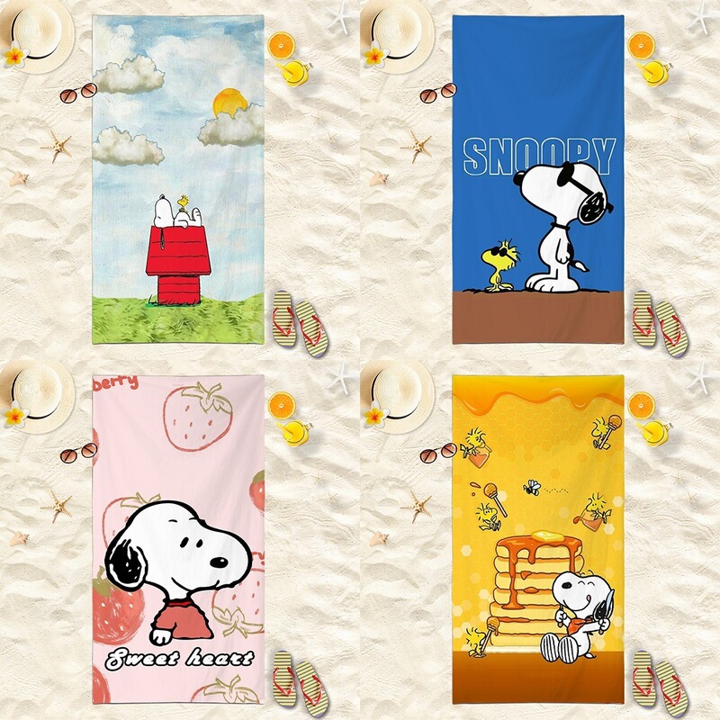 Cute Snoopy Bath Towel, Anime Merchandise, Microfiber Outdoor Vacation Quick-Dry Beach Towel Manufacturer Cute Snoopy Bath Towel, Anime Merchandise, Microfiber Outdoor Vacation Quick-Dry Beach Towel Manufacturer