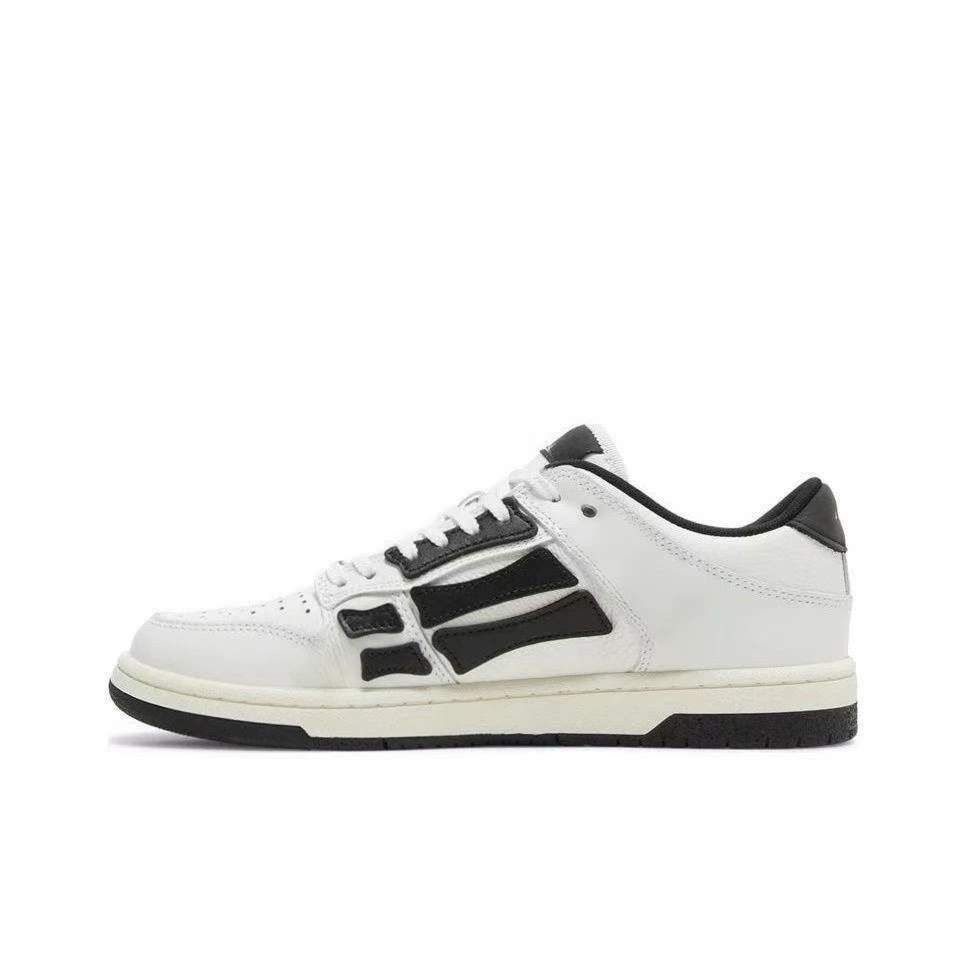 Новые черно-белые мужские и женские спортивные повседневные туфли в одном стиле, универсальные цельные многослойные кожаные модные кроссовки в одном стиле