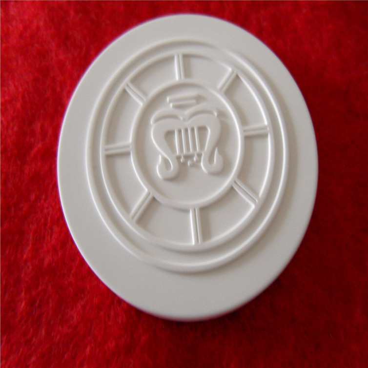 陶瓷香薰石LOGO浮雕定制 石膏香薰片 香薰石膏挥发片 陶瓷吸香片
