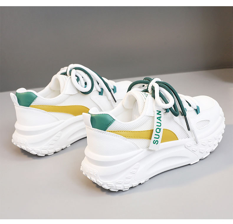 Fujin 5cm Denim Echtleder Plattform Keilschuhe Chunky Sneaker Casual Gemittlech Héich Mark Strass Fréijoersbling Hierschtschuhe_voghion.com
