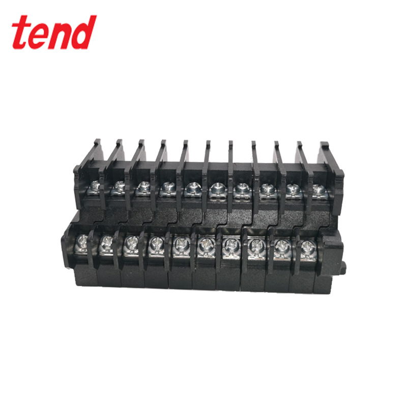 TEND天得TBD-10 TBDN-10护盖双层卡式接线端子盘10A 原装正品