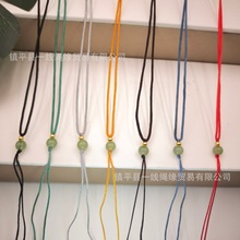 厂家批发可调节手工编织项链绳细款吊坠挂绳挂脖绳多色可选挂件绳