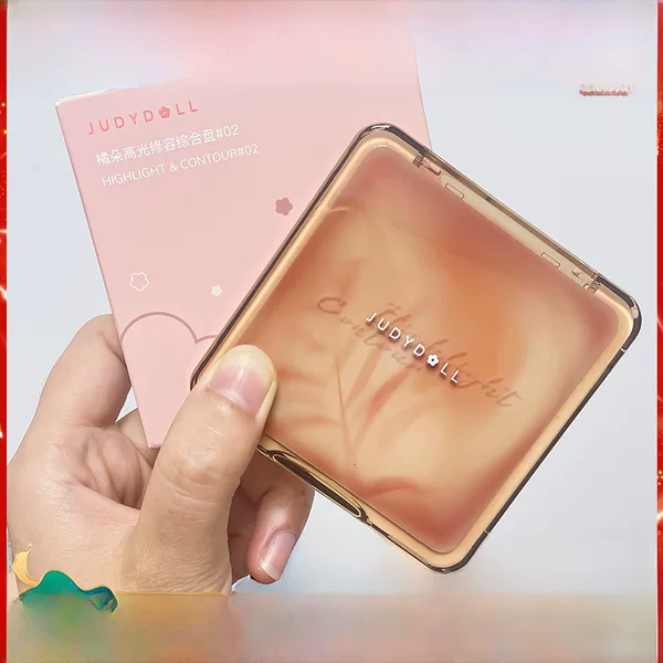【Same as Baby'S】Judydoll Orange Highlighter and Contouring All-In-One Palette Wholesale In-Stock Live Streaming Supply