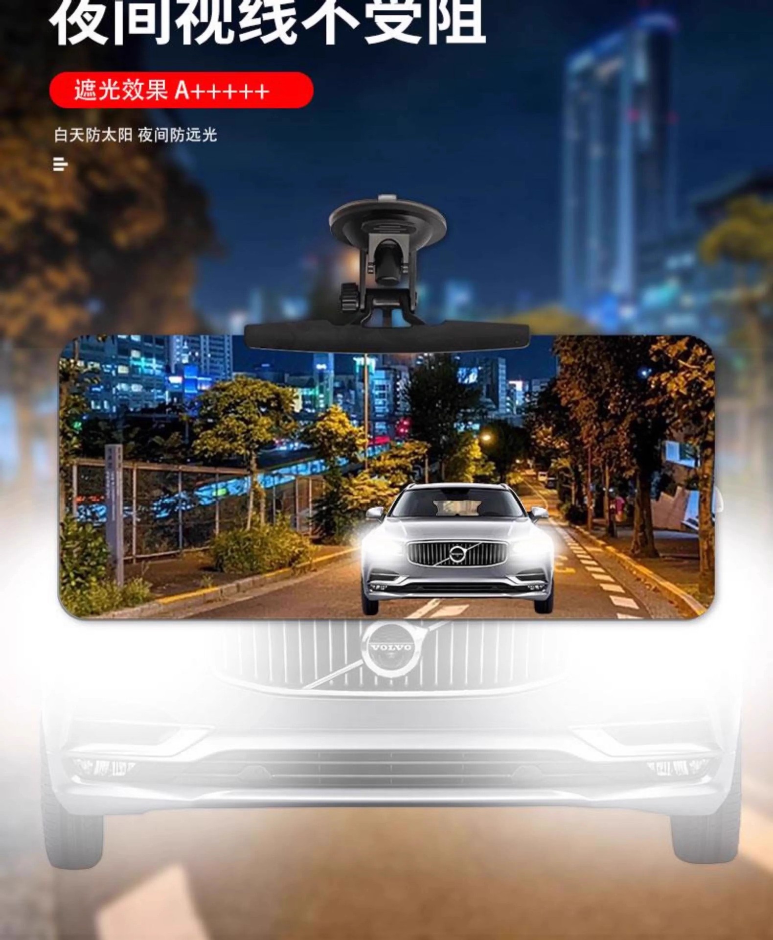 25 Car Sun Visor Anti-Dazzle Anti-Glare Mirror Night Vision Anti-High Beam Killer Day and Night Driver Goggles