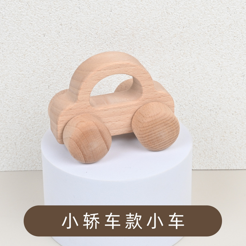 Educación temprana, carro de madera de haya, arrastre cognitivo, arrastre cognitivo, juguetes educativos para niños pequeños, ensamblaje, carro de juguete