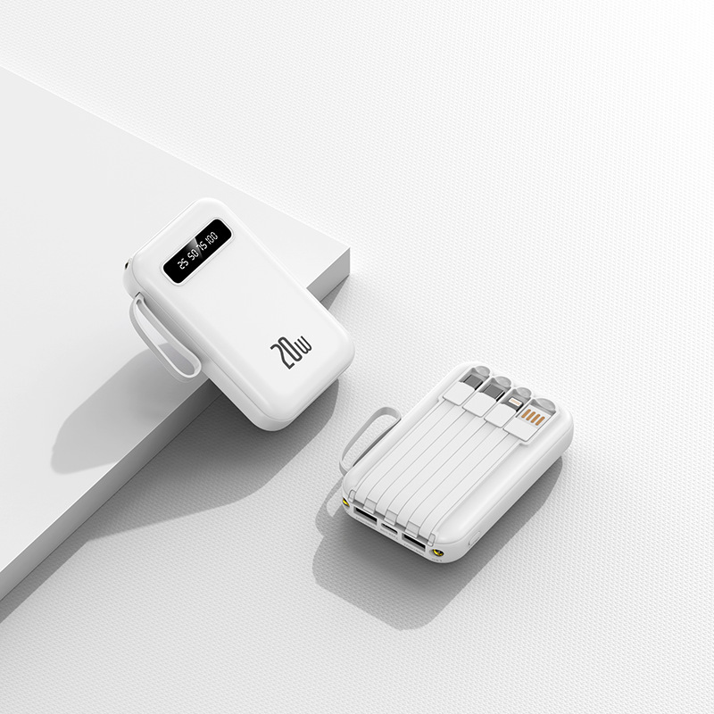 クロスボーダー自己帯線充電宝20000ミリアンペア急速充電大容量ミニ小型汎用モバイル電源カスタマイズ|undefined