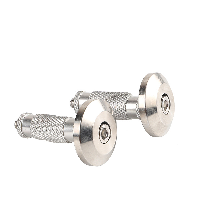 Off-Road Motorcycle Stainless Steel Handlebar End Caps Anti-Fall Protection Suitable for Ktm Husqvarna Hengjian Kewei Kaixi