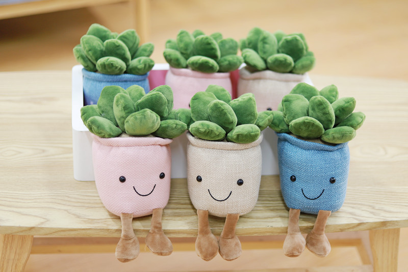 88g Weight Stuffed Animals & Plush Toys Toys Type 1 Piece Quantity PP cotton Material Potted Plant Pattern Children Unisex Gender Cute Style Children Unisex Potted Plant PP Cotton Stuffed Animals & Plush Toys 17
