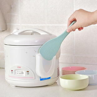 Suction Cup Rice Cooker Rice Spoon Kitchen Spoon Plastic Spoon Holder Paste Rice Scoop Wall Hanging Shovel Holder Spot Wholesale