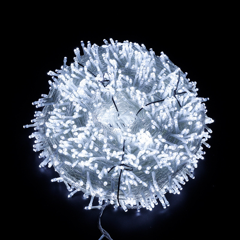 Plug-In estrellado luz de la secuencia de luz al aire libre impermeable vacaciones boda decoración de Navidad transfronteriza al por mayor luz de la secuencia