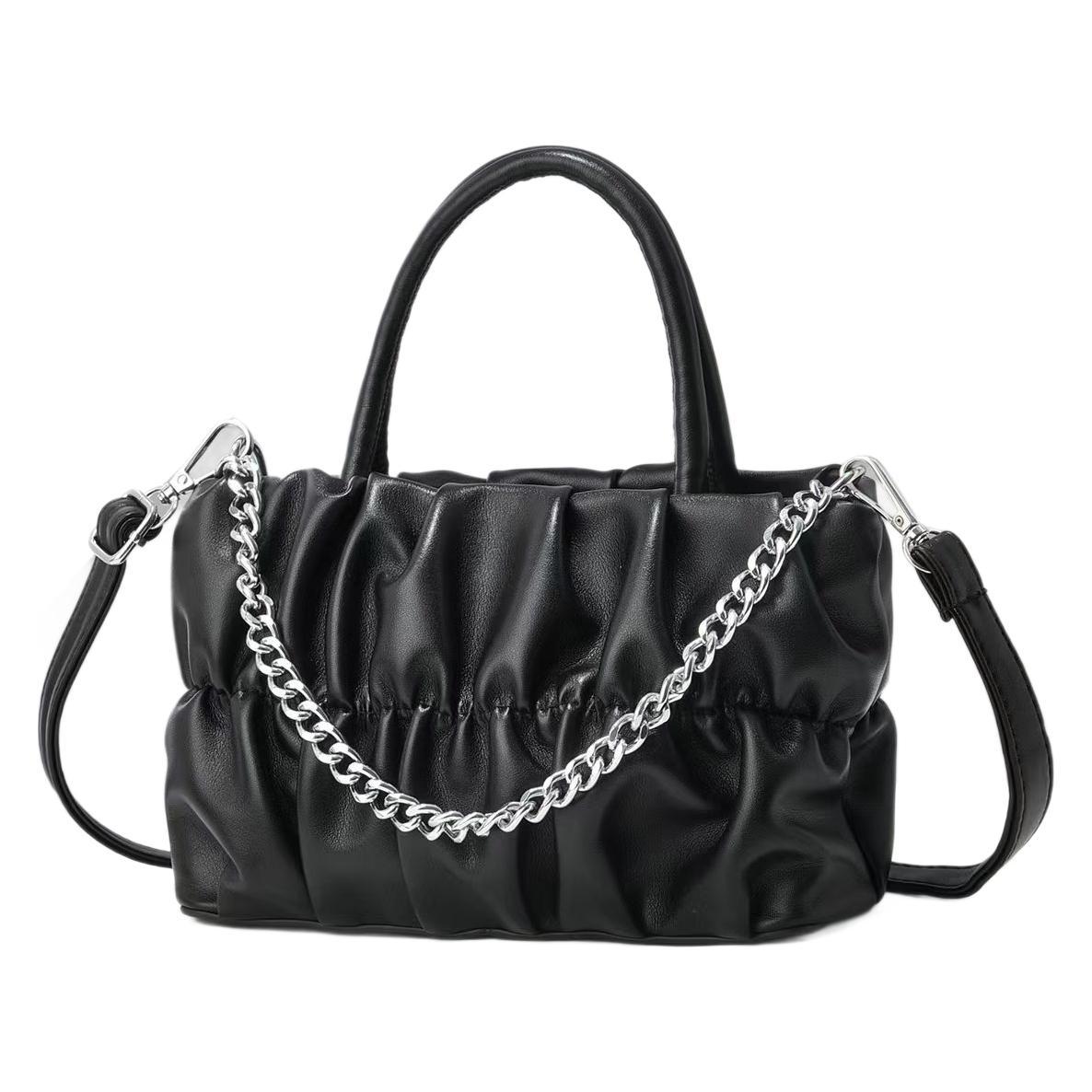 Bolso de cadena bolso de mano pliegado bolso de nube simple bolso de hombro universal bolso de mano bolso de mujer bolso cross-border