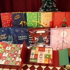 Christmas圣诞日历惊喜盲盒圣诞节倒数24天日历倒计时礼品盒跨境