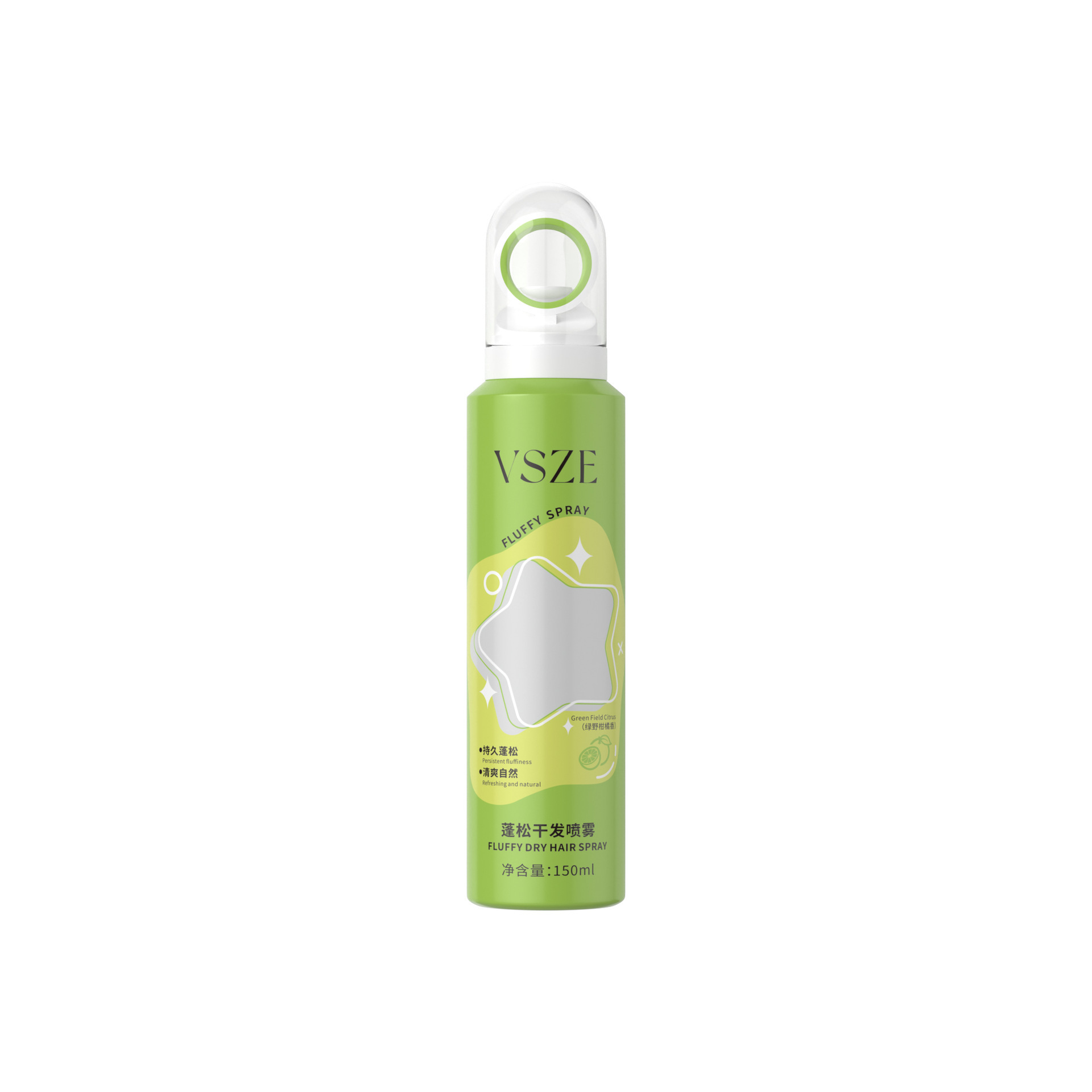 VSZE spray para el cabello seco y esponjoso para personas perezosas para eliminar el aceite, sensación de aire, spray para el volumen del cabello al por mayor, fabricante mayorista de artefactos de modelado