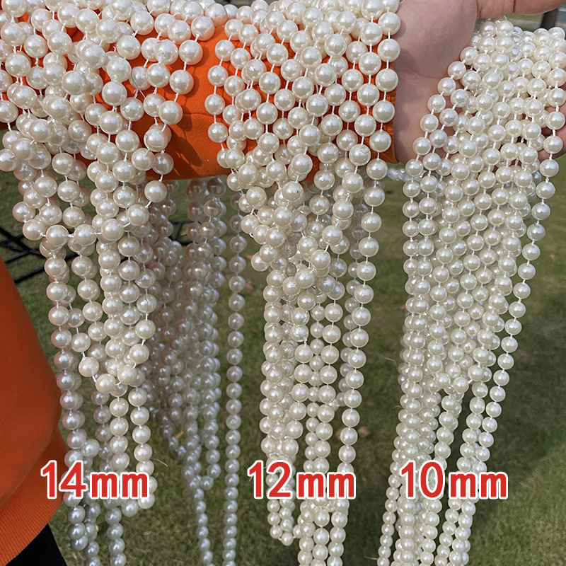 Imitation pearl string bead wedding decoration pearl string DIY wedding scene props bead string bead chain bead curtain