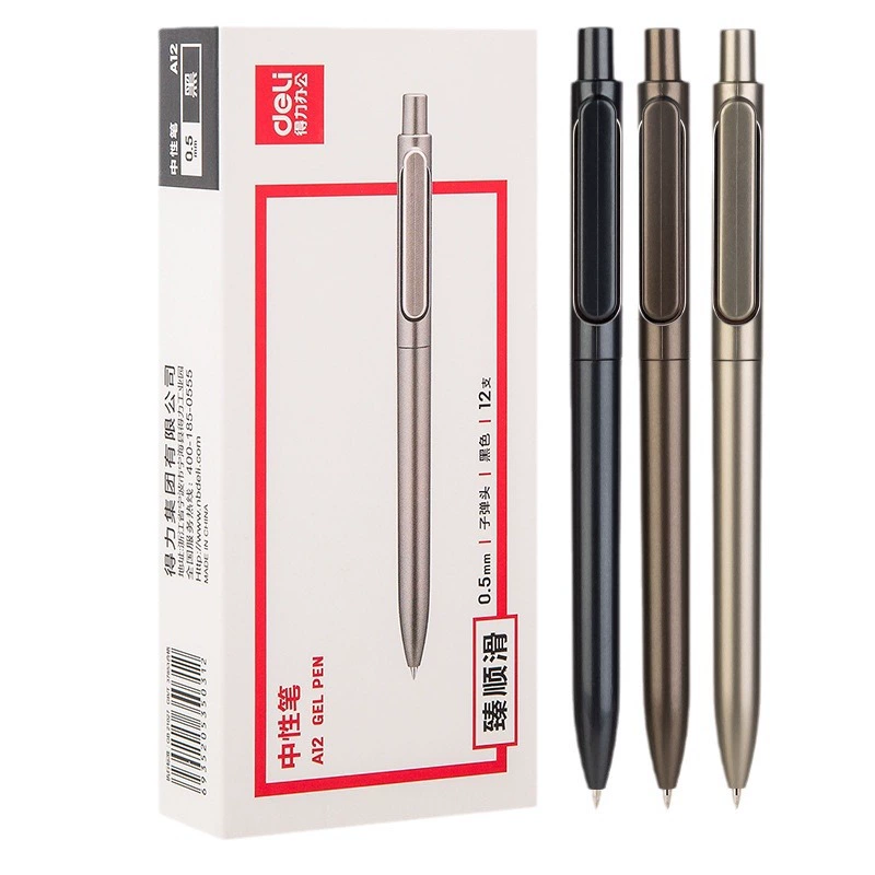 High quality black rollerball pen, stationery for students