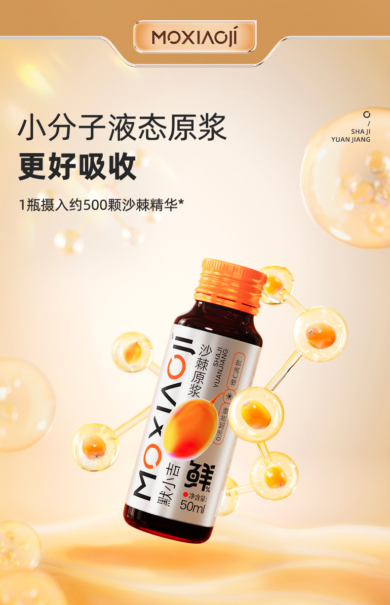 Sea Buckthorn Juice Puree 500ml Gift Box Ready to Drink Sha Ji Yuan Jiang specifications