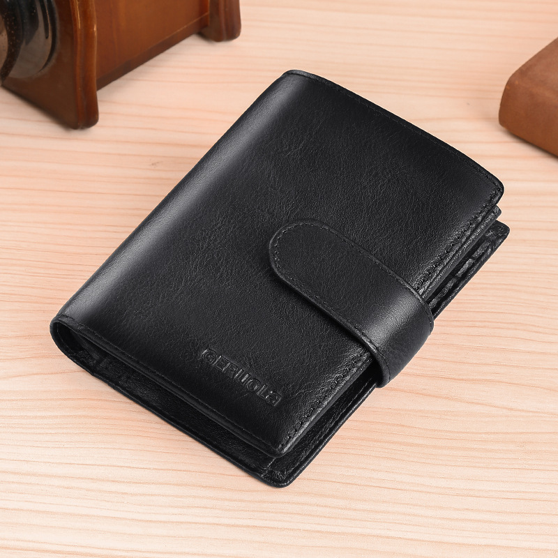Carteras de cuero europeas y americanas, tarjeteros multifuncionales, tarjeteros múltiples, tarjeteros, tarjeteros de banco, tarjeteros de gran capacidad