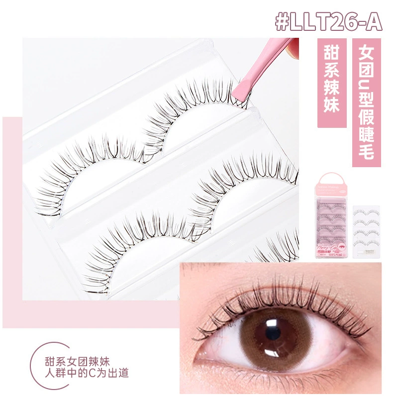 False eyelashes LMLTOP — individual clusters & set styles, assorted tools and glue options