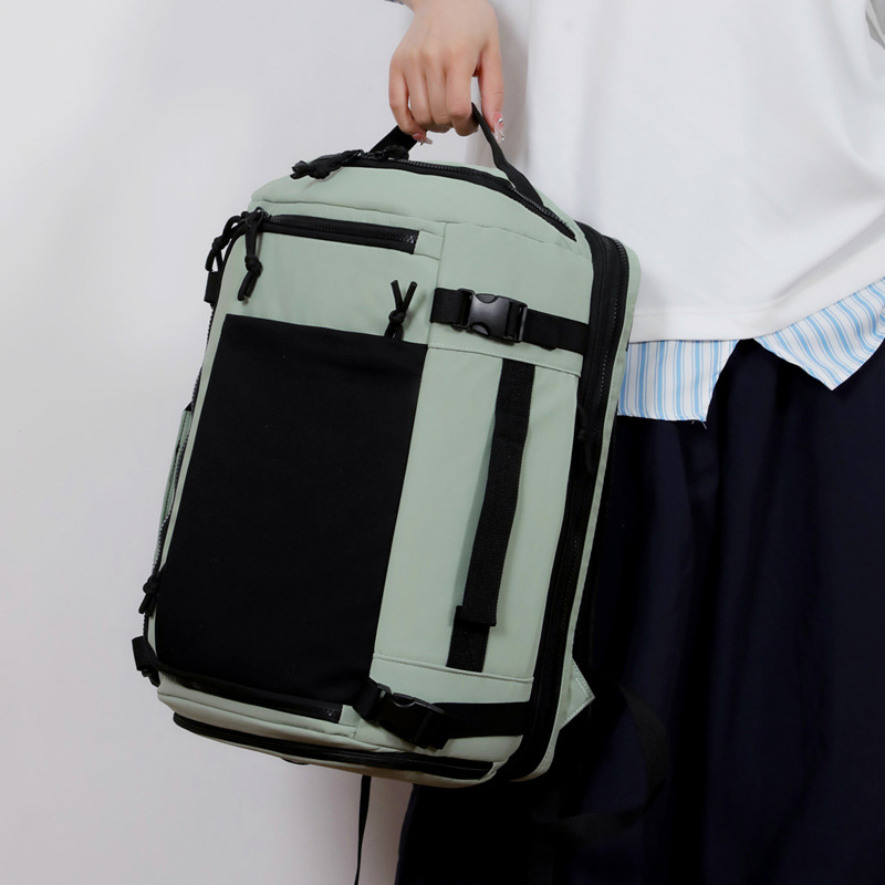 Mochila de viaje de gran capacidad nueva bolsa de senderismo de camping de almacén de zapatos independiente al aire libre bolsa de pesca portátil de separación húmeda y seca