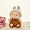 Brown knitted overall