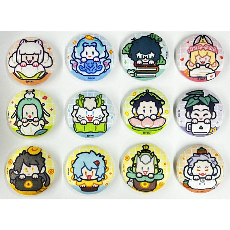 正規品非人哉-花火の年シリーズ缶バッジブラインドボックスアニメ二次元周辺機器|undefined