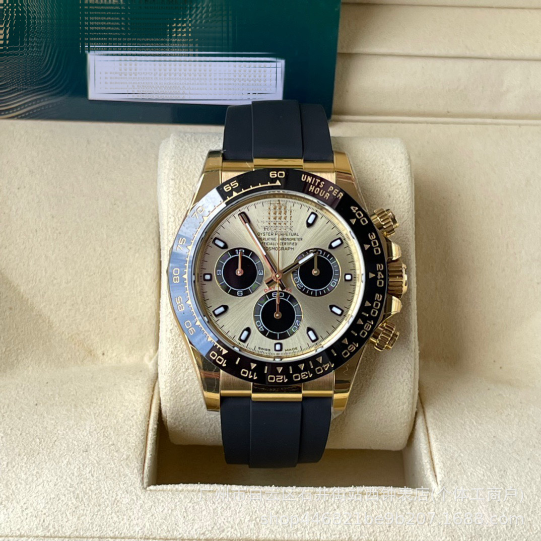 Transfronterizo Watch7750 cronógrafo Shawn Yue cemento gris Ditong reloj automático reloj mecánico pareja comercio exterior