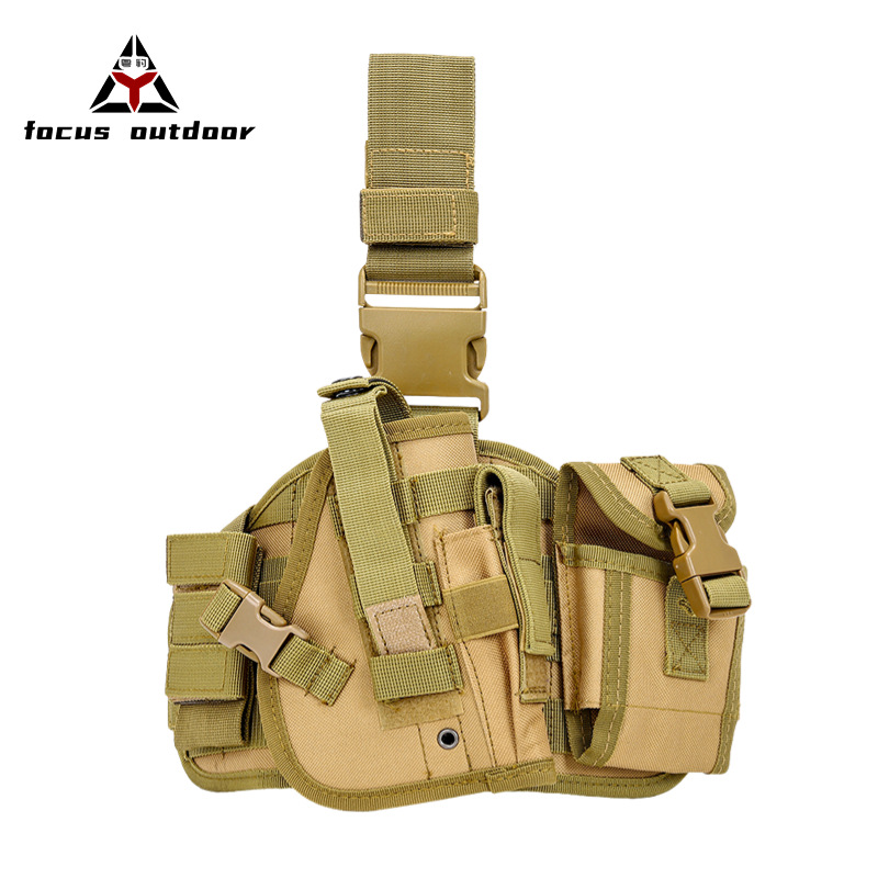 Bolsa para pistola de entrenamiento para deportes al aire libre, ventilador militar, funda táctica de camuflaje, funda de extracción rápida, funda combinada tornado