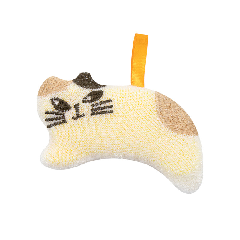 Белый кот (с карточкой забора)