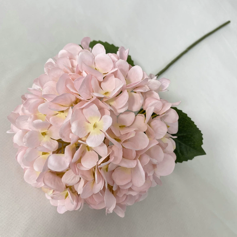 Artificial Hydrangea (Zi Yan) Single Head, Realistic Silk Flower, Multi-Color Options