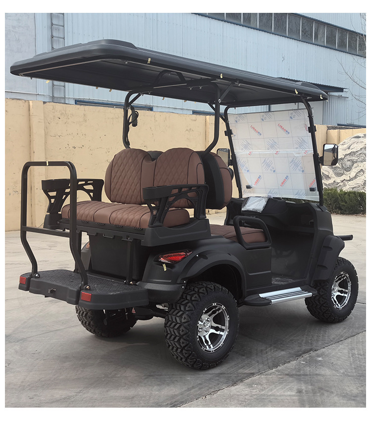 Foreign trade 4 8 electric four-wheel golf cart scenic spot tour shuttle patrol ferry electric sightseeing bus