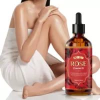 RSNY100 ml коричневая бутылка розового эфирного масла для тела, может быть ароматизирован, увлажняющий и продолжительный аромат