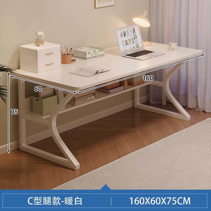 Escritorio compacto para computadora | Mesa simple para hogar, dormitorio o gaming | Escritorio moderno de estudio