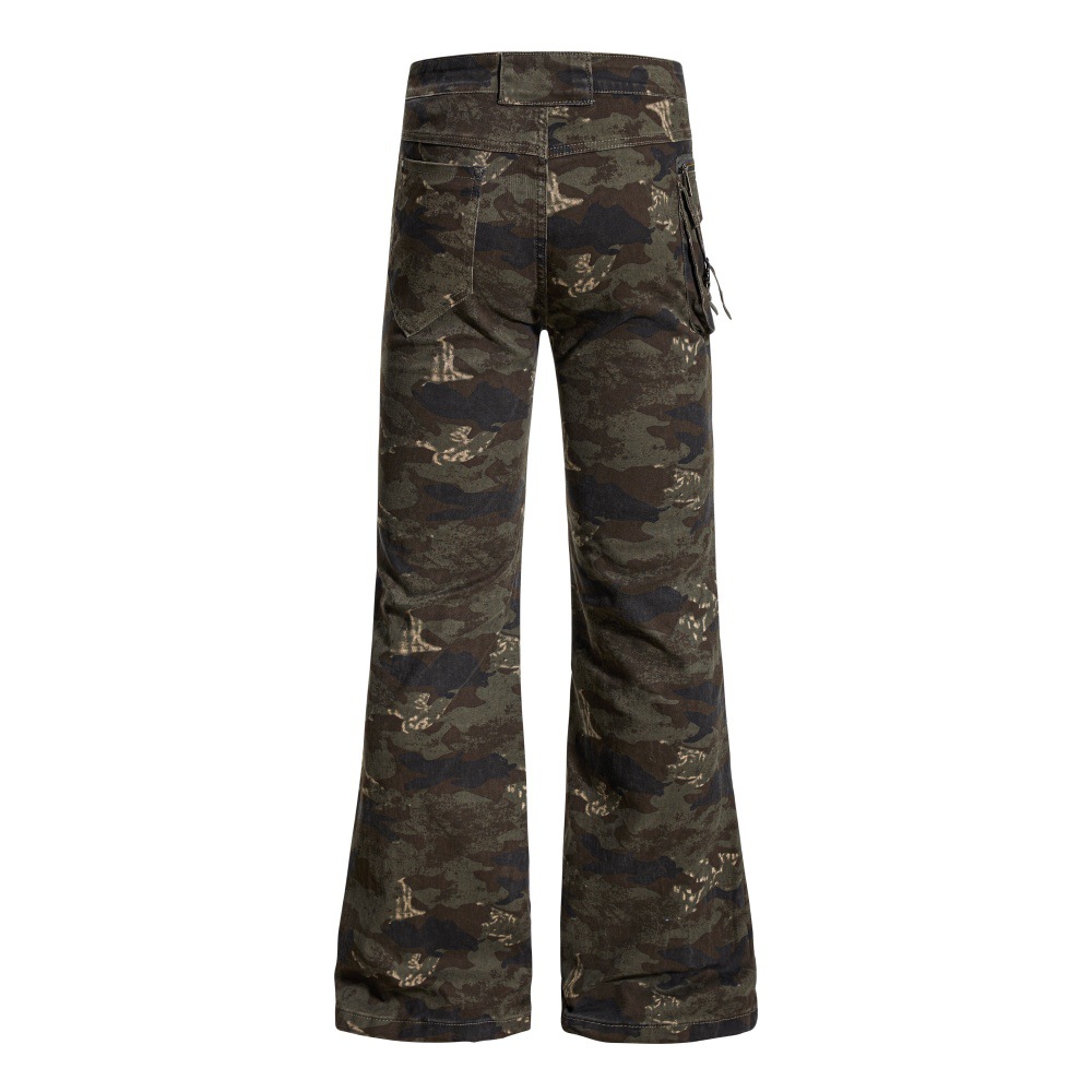 Camouflage Schlaghose für Herren – lässiger Stil im Hip-Hop-Look, funktional, Cargo-Stil, locker geschnitten, lange Hose mit Taschen_voghion.com