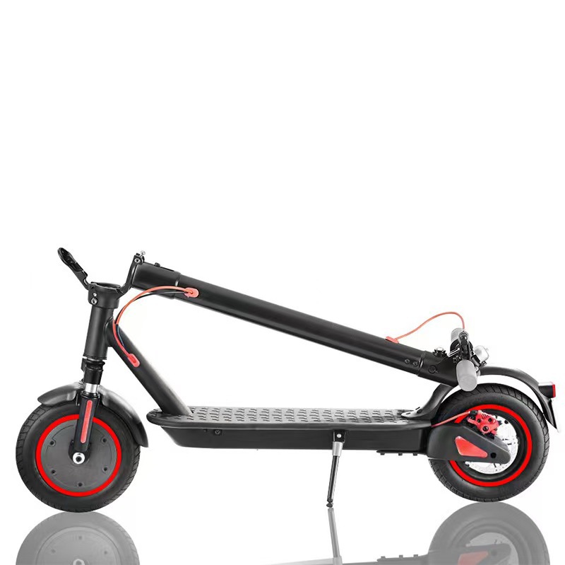 Electric Scooter 10inch Long-Range Foldable Scooter with Shock Absorption, Mobility Scooter, Electric Vehicle with Dual Shock Absorption
