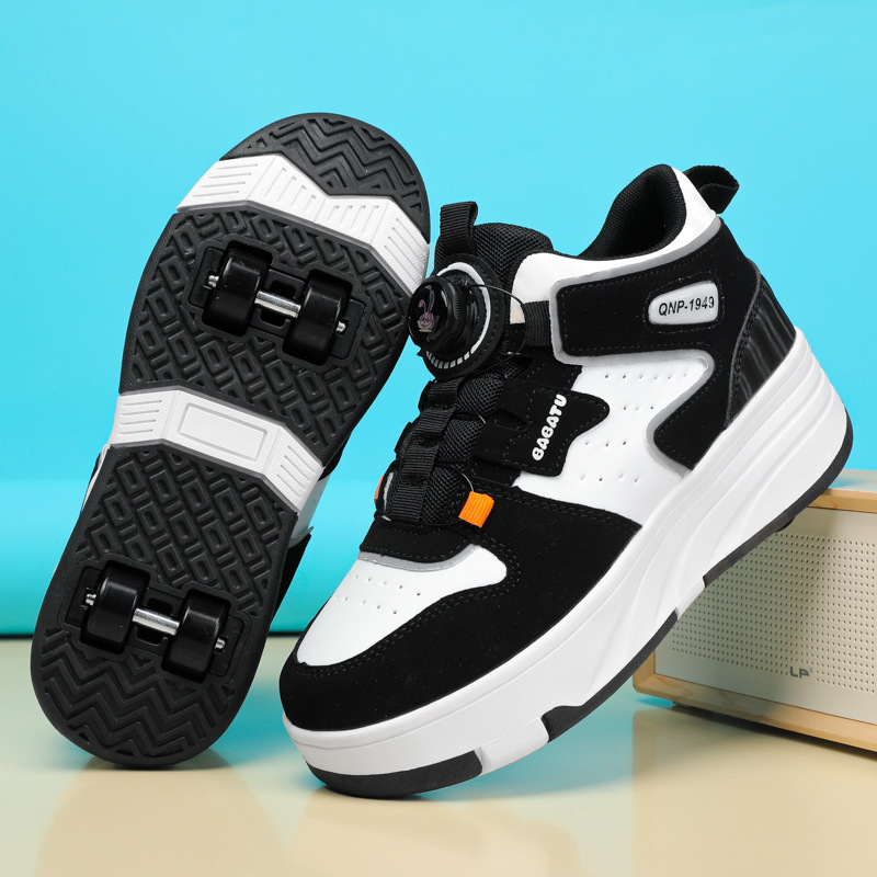 Factory Direct Supply Cross-Border Four-Wheel Disassembly Heelys Shoes for Girls and Boys with Wheels Sports Roller Skates Wholesale