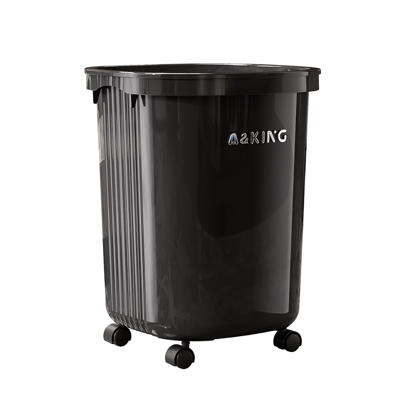 Basura sala de estar de alto valor visual lujoso ligero basura de aire inodoro de cocina casera cesta de papel dormitorio inodoro sanitario