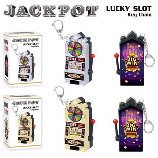 Export mini slot machine keychain mini version of slot machine creative Christmas gift fruit machine gift