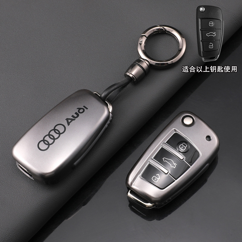 New Audi A6L Car Key Cover A7L Luxury A3 Dynamic Type Q8/Q4 Shell Q7/A8 Full Cover Q6 High-End Business