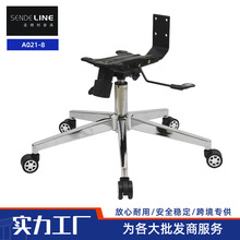 五星脚底座椅脚 电镀转椅配件  镀铬办公椅脚架  Bifma测试椅子腿