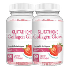 アジアアフリカの人気谷のカスピスグミの米甘ペプチドの白のクロスボーダーのbeauty Collagen gummiesのビタミン