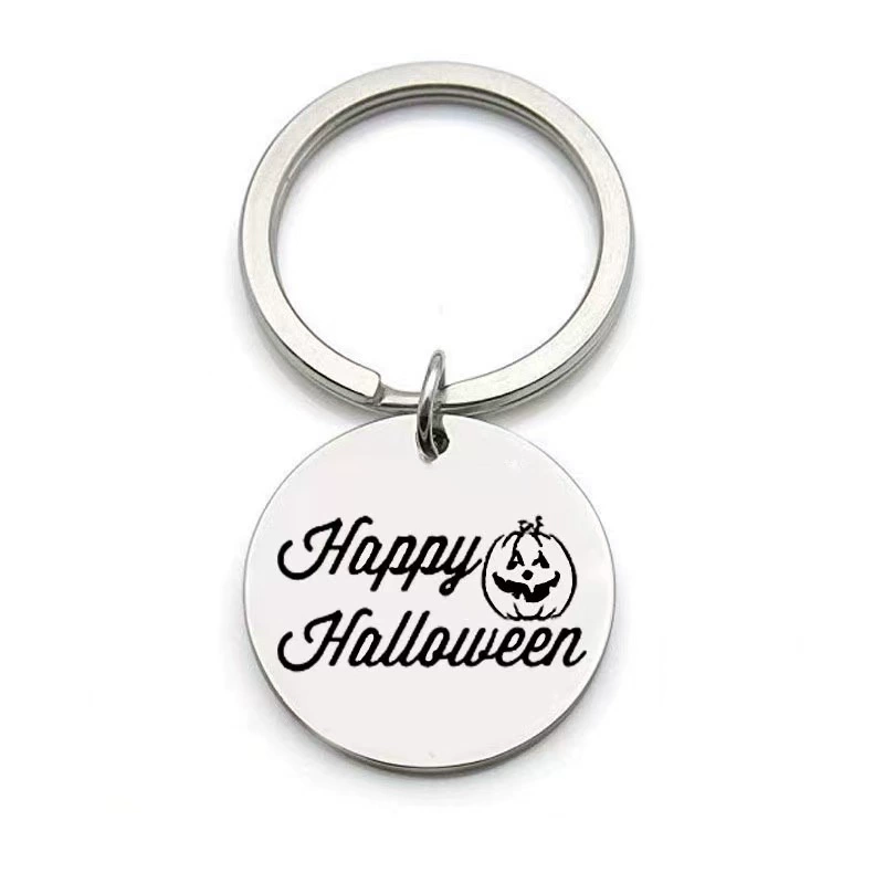 (Cross-border trading), keychain stainless steel, pendant, halloween, Birthday gift