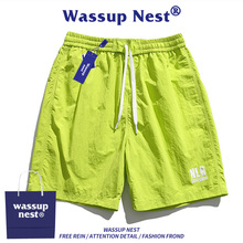 WASSUP NEST美式潮流夏季短裤男潮牌男款工装裤子沙滩百搭五分裤
