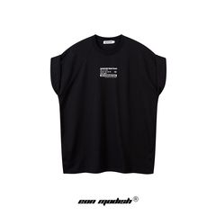 Eon Modish 2025夏260グラムアメリカ街潮高街シンプルゆるいノースリーブtシャツ