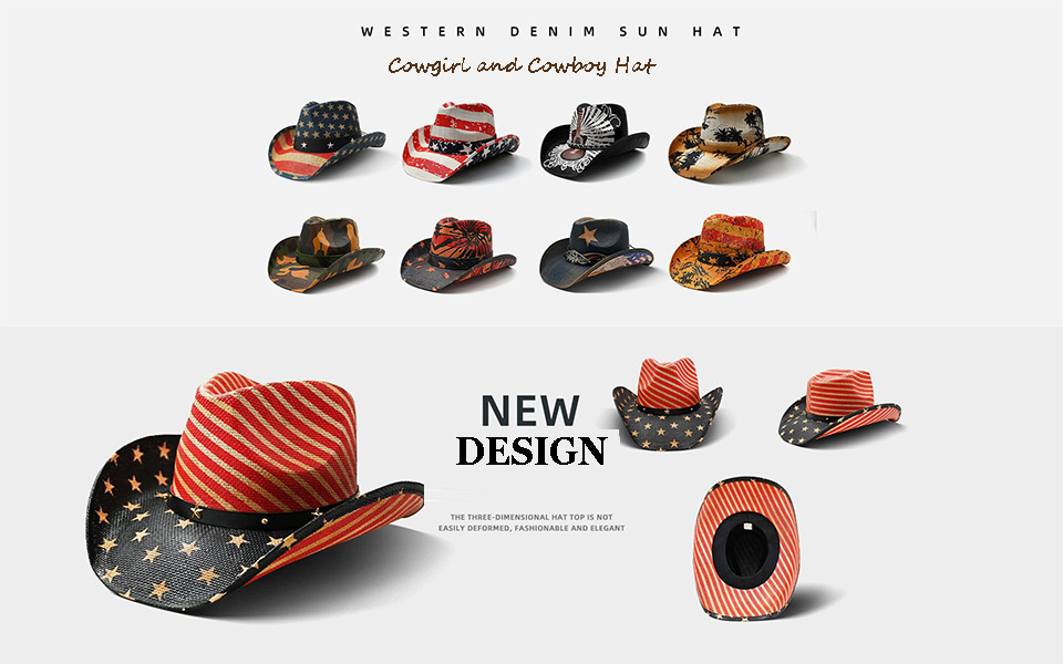 3780g Weight Fedora Hat Hats Type Holiday, Daily Occasion Viscose Fiber Material National Flag Pattern Summer Season Unisex Gender Retro Style Curved Eaves Rim Unisex Retro National Flag Curved Eaves Fedora Hat 1