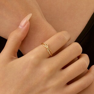 �Ř���S925���y�羳���u��������Y��ָŮ�p��С���14K��ʳָ��