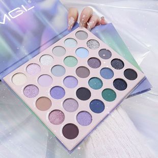 MGL Aurora 30-color eyeshadow plate multi-functional Pearl matte glitter student cheap makeup plate 2023 New