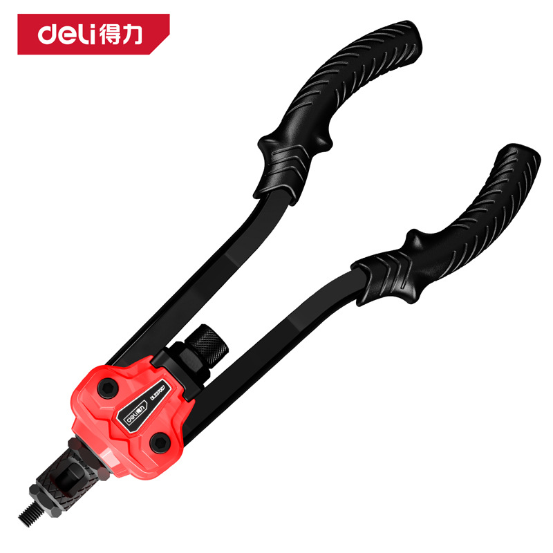 得力DL237007省力铆螺母枪套装M3-M12 螺母枪铆钉帽钉枪工具