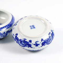 Wholesale blue and white porcelain ceramic brush washers, large, medium and small brush washers, four treasures of the study, calligraphy and French painting utensils