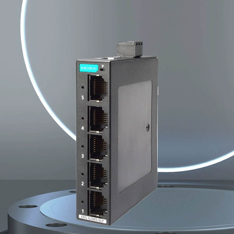 Специальное предложение: новый 5-портовый гигабитный коммутатор EDS-G2005-ELP MOXA с большим запасом.